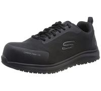Skechers Work ULMUS Mens Workwear Lace-Up Trainers-Black