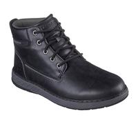 Skechers Mens 2026 Garlan Deno Waterproof Memory Foam Leather Boots