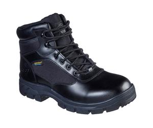 Skechers Mens 2026 Wascana Benen Tactical Relaxed Fit Waterproof Work Boots