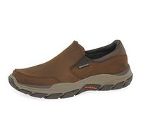 SKECHERS Mens Respected Calum Slip-On Shoes Dark Brown 11
