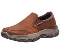 Skechers Men's 204480 CDB Sneaker, Dark Brown Leather W/Synthetic, 7.5 UK