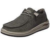 Skechers Men's 204797 DKTP Casual Shoes, Dark Taupe Canvas, 6 UK