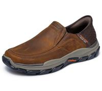 Skechers 204810/CDB RESPECTED-ELGIN Mens Shoes Dark Brown - UK 10.5