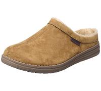 Skechers Men's 210378 Sneaker, Tan Microfiber Suede, 8 UK