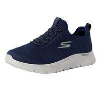 Skechers Men's 216484 NVBL Sneaker, Navy Textile/Blue Trim, 12 UK