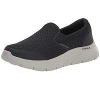 Skechers Men's 216485 NVGY Trainers, Navy Textile/Navy Leather/Navy Trim, 9.5 UK