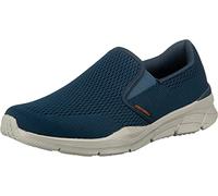 Skechers Men's 232016 EQUALIZER 4.0 TRIPLE-PLAY Trainers, Navy Engineered Mesh/Orange Trim, 12 UK
