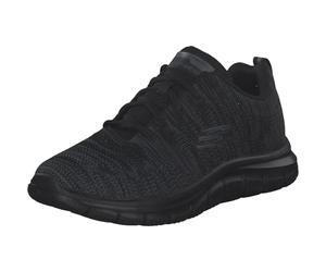 Skechers Mens 232298 Bbk Sneaker, Black Knit Black Trim, 13 UK