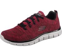 Skechers Mens 232298 Rdbk Sneaker, Red Knit Black Trim, 11 UK