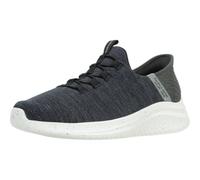 Skechers Men's Trainers Ultra Flex 3.0 Right Away, Black Mesh/Trim, Vegan, Machine Washable, UK 7.5