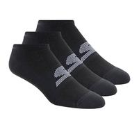 Skechers Men's 3 Pack No Show Stretch Socks in Black, Size Large