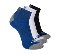 Skechers Mens 3 Pack of Quarter Crew Socks in Blue Nylon - Size UK 7-11