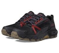 Skechers Men's 3D Max Protect Oxford, Black/Red, 10