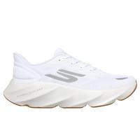 Skechers Men's Aero Burst Sneaker in White, Size 10 | Textile/Synthetic, Vegan, Machine Washable , Arch Fit , Hyper Burst