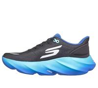 Skechers Men's Aero Burst Sneaker, Navy Textile/Aqua, 7.5 M US