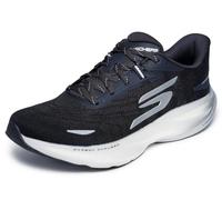 Skechers Men's Aero Spark Running Shoe, Black/White, 6 UK