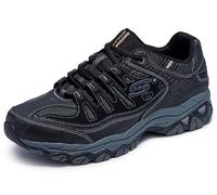 Skechers Mens After┬áburn┬ám.fit Fashion-Sneakers, Black, 9.5 UK