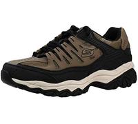 Skechers mens Afterburn M. Fit fashion sneakers Brown/Taupe 8 X-Wide US