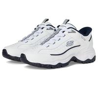 Skechers Men's Afterburn E'lite Grill Corporal Hands Free Slip-in Sneaker, White/Navy, 10