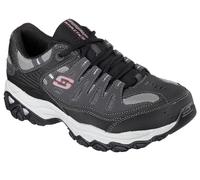 Skechers Men's Afterburn M. Fit, Charcoal/Black, 10.5