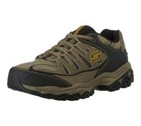 Skechers mens Afterburn M. Fit fashion sneakers Pebble/Black/Pebble 9.5 X-Wide US
