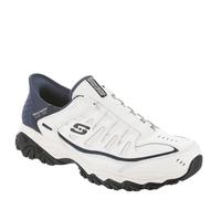 Skechers Men's Afterburn M. Fit Grill Captain Loafer, White Navy, 10 UK