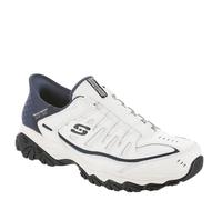 Skechers Men's Afterburn M. Fit Grill Captain Loafer, White Navy, 8 UK