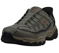 Skechers Men's Afterburn M fit Grill Captain, Olive/Black, 13