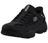 Skechers Men's Afterburn M fit Ridgeburn Hands Free Slip in, Black/Charcoal, 11.5