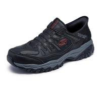 Skechers Men's Afterburn M. Fit Ridgeburn Slip-in Loafer Hands-Free Black/Charcoal 12