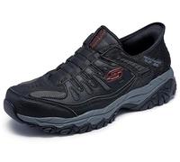 Skechers Men's Afterburn M. Fit Ridgeburn Hands Free Slip-in Loafer, Black/Charcoal, 10 UK