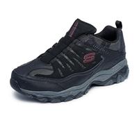 Skechers Men's Afterburn M. Fit WontedLoafer | Casual, Air-Cooled Memory Foam, Slip-On, Leather and Mesh Upper, No Tie Fit
