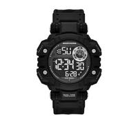 Skechers Men's Allenford Digital Black Nylon Watch, Black