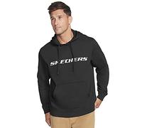 Skechers Men's Apparel Heritage II Pullover Hoodie, XX-Large, Black