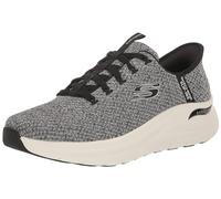 Skechers Men's Arch Fit 2.0 Look Ahead Hands Free Slip-in Sneaker, White Black, 11 UK