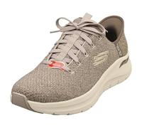 Men's Skechers Mens Arch Fit 2.0 Look Ahead 232462-TPE Taupe Lace Up Shoe - Grey