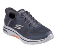 Men's Skechers Men's Slip-ins: Arch Fit 2.0 Simplicity 2 Charcoal/Orange - Navy - Size: 7
