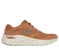 Skechers Men's Arch Fit 2.0 - The Keep Sneaker in Whiskey, Size 9.5 | Leather/Textile/Synthetic