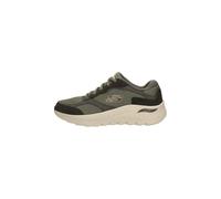 Skechers Men's Arch Fit 2.0 The Keep Sneaker, Olive Suede/Mesh/Duraleather/Trim, 11 UK