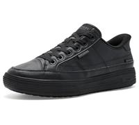 Skechers Men's Arch Fit Arcade-Catch Ya There Hands Free Slip-ins Sneaker, Black/Black, 10 UK