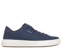 Skechers Men's Arch Fit Arcade - Meet Ya There Sneaker in Navy Blue, Size 6.5 Wide | Textile, Vegan, Machine Washable