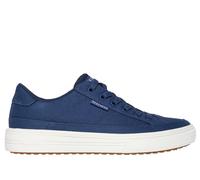 Skechers Men's Arch Fit Arcade - Meet Ya There Sneaker in Navy Blue, Size 7.5 | Textile, Vegan, Machine Washable