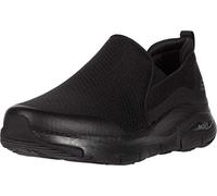Skechers Men's Arch Fit Banlin Trainers,Black Mesh/Black Synthetic/Trim,12 UK