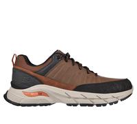 Skechers Men's Arch Fit - Baxter Sneaker in Brown, Size 8 | Leather/Synthetic/Textile