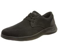 Skechers Men's Arch FIT DARLO WEEDON Sneaker, Black Knitted Mesh W/Synthetic, 8 UK