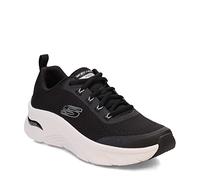 Skechers Men's Arch Fit D'Lux-Sumner Sneaker, Black Mesh/Synthetic, 6 UK