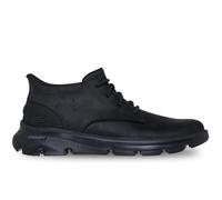 Skechers Men's Arch Fit Garza Ridley Ankle Boot, Black Leather/Synthetic, 9.5 UK