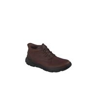 Skechers Arch Fit Garza Ridley Leather Men's Brown Ankle Boots - UK 11