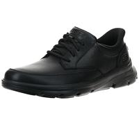 Skechers Men's Arch Fit Garza Rowan Sneaker, Black Leather/Synthetic, 10 UK