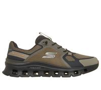 Skechers Men's Arch Fit Glide-Step Pro - Fardoh Sneaker in Olive/Black, Size 10 | Synthetic/Textile, Vegan, Machine Washable